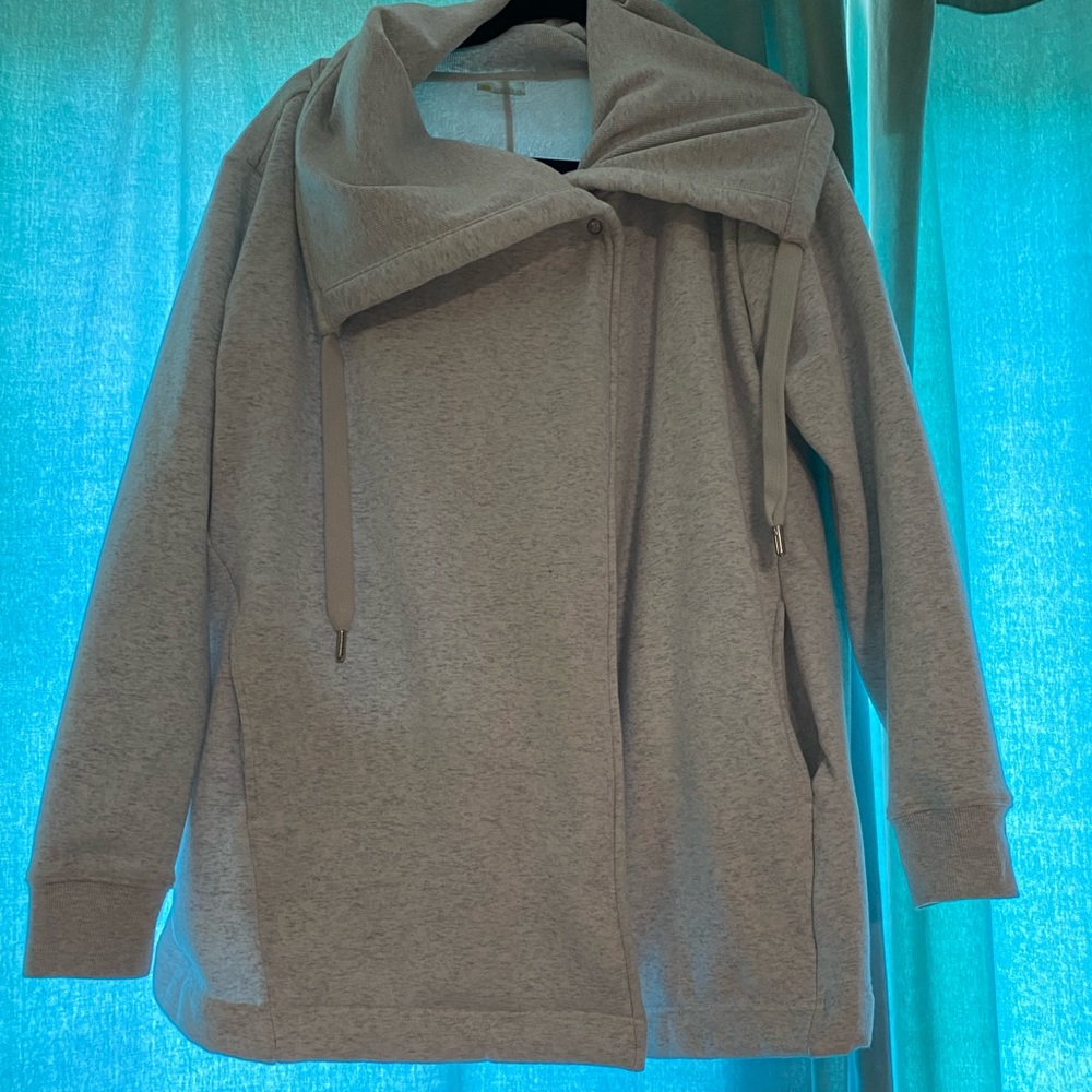Zella grey wrap sweatshirt